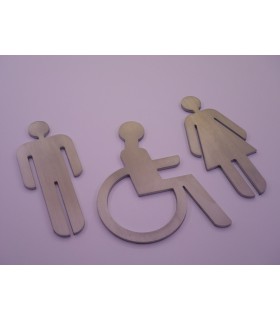 Pictogrammes découpés Ht.120 mm