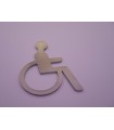 Pictogrammes découpés handicapé Ht.120 mm