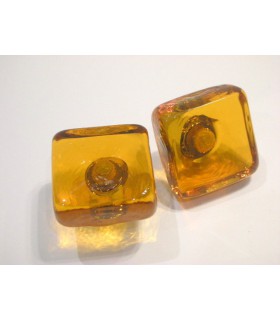 Poignée bouton verre carré Poignée bouton verre carré