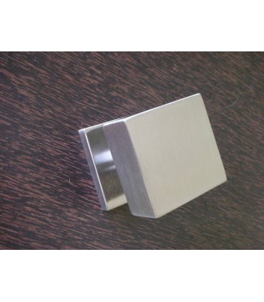 Bouton fixe inox carré de 50 mm