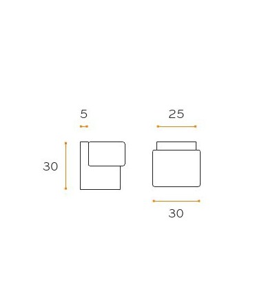 Butée de porte série Duo technique