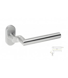 Poignée série Profile angulaire inox brossé Poignée série Profile angulaire inox brossé