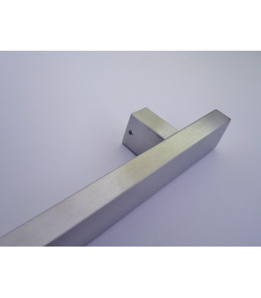 Poignée rectangulaire série 006 inox brossé