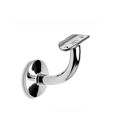 Support de main courante série 112 chromé brillant