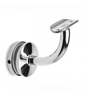 Support de main courante série 113 chromé brillant