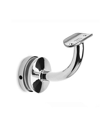 Support de main courante série 113 chromé brillant