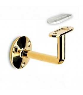 Support de main courante série 119 laiton poli