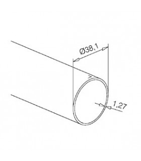 Tube laiton protectan diamètre 38.1 mm Tube laiton protectan diamètre 38.1 mm