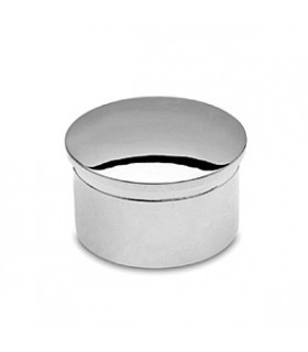 Bouchon bombé chromé brillant