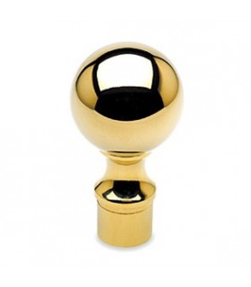Embout sphérique laiton poli