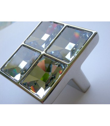 Poignée et bouton Cristal