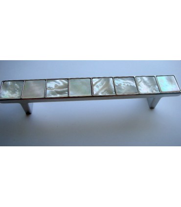 Poignée et bouton Pierre de Nacre ent.160 mm