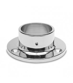 Embase chromé Ø 75 à visser