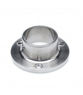 Embase inox brossé Ø 75 à visser