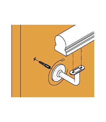 Support de main courante série 120 montage