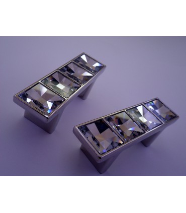 Poignée et bouton Cristal