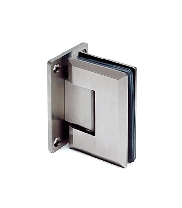 Charnière 90° inox brossé