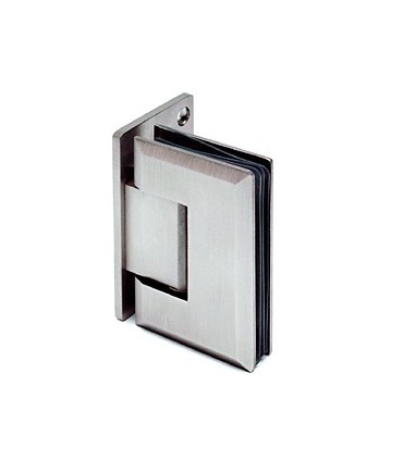 Charnière 90° inox brossé