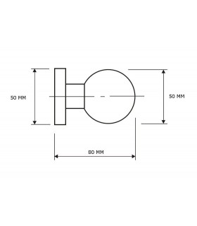 Bouton fixe diamètre 50 mm technique Bouton fixe diamètre 50 mm technique
