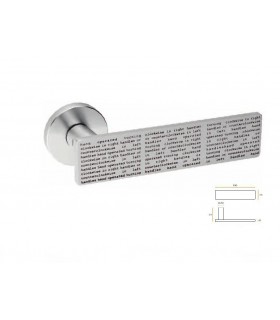 Poignée béquille série Printed leaf