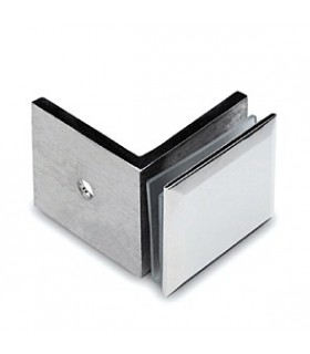 Fixation mur / verre 90° brillant Fixation mur / verre 90° brillant