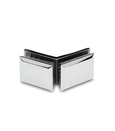 Fixation verre / verre 135° brillant