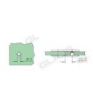 Fixation verre / verre 180° encoche Fixation verre / verre 180° encoche