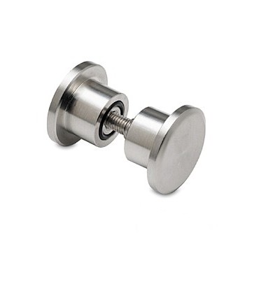 Poignée bouton plat