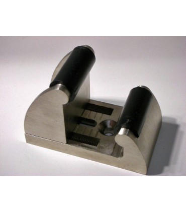 Support d'étagère nickel satiné