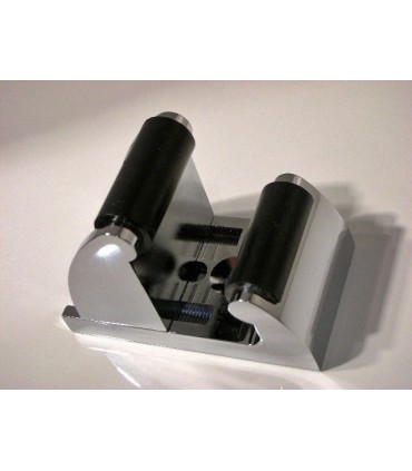 Support d'étagère chromé brillant