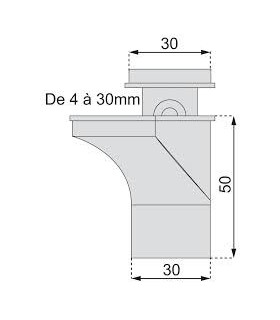 Support d'étagère série 533 par Mafos technique Support d'étagère série 533 par Mafos technique