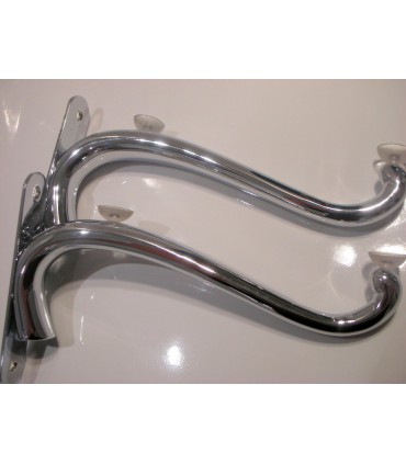 Support d'étagère série S.351 chromé brillant