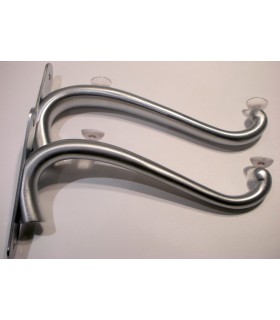 Support d'étagère série S.351 nickel satiné Support d'étagère série S.351 nickel satiné
