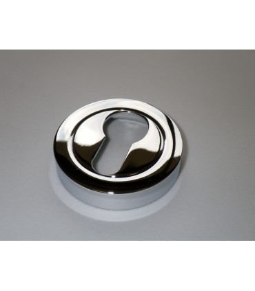 Rosace ronde pour entrée de clé I chromé brillant