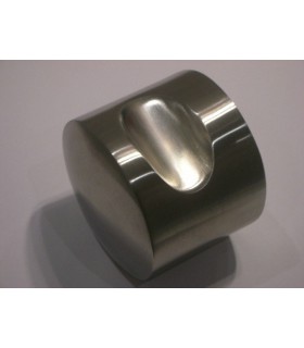Bouton a encoche inox aisi 316 finition brossé