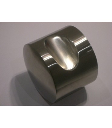 Bouton a encoche inox aisi 316 finition brossé