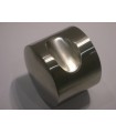 Bouton a encoche inox aisi 316 finition brossé