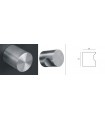 Bouton fixe a encoche
