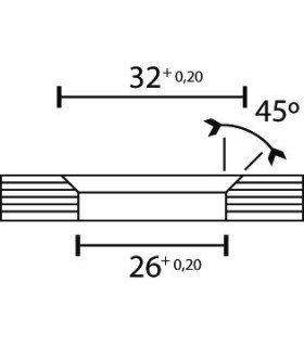 Raccord verre / verre Raccord verre / verre