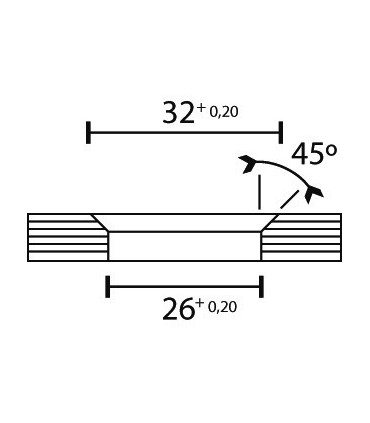 Détail trou fraisé