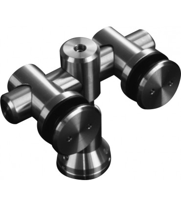 Fixation mur / verre