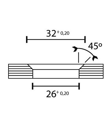 Détail trou fraisé