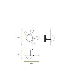 Poignée béquille série Touch it technique