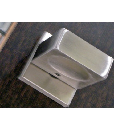 Poignée bouton carré plat