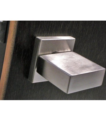 Poignée bouton carré plat