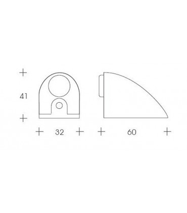 Butée de porte Trivial magnétique