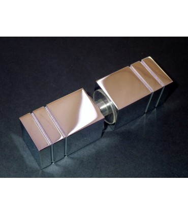 Poignée bouton carré