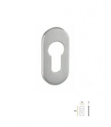 Rosace entrée de clé I Ovale