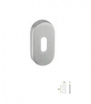 Rosace entrée de clé L Ovale
