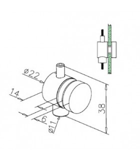 Support vertical pour panneau